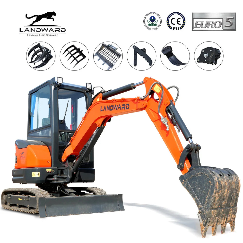 2.5 Ton Hydraulic Mini Excavator with Cabin