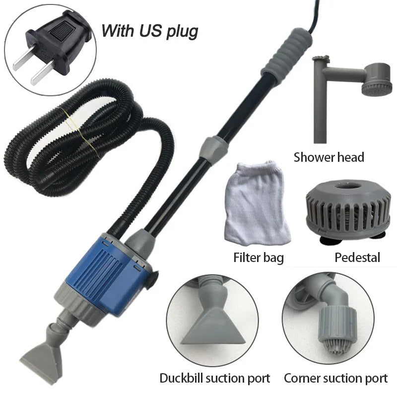 20W/28W Electric Aquarium Water Changer & Gravel Cleaner
