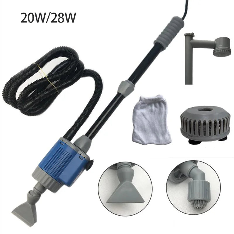 20W/28W Electric Aquarium Water Changer & Gravel Cleaner