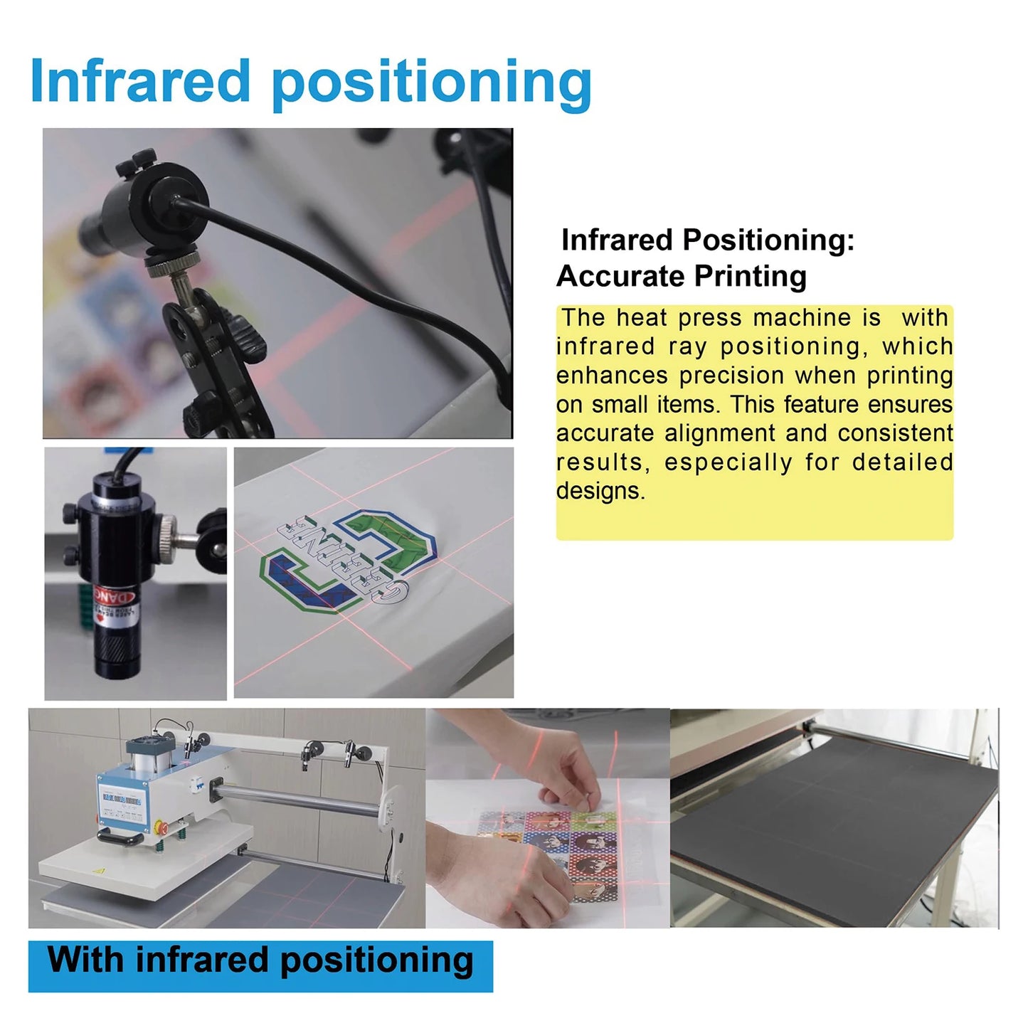 Pneumatic Dual-Platen 16x24 Heat Press Machine with Infrared Accuracy and Auto Mode