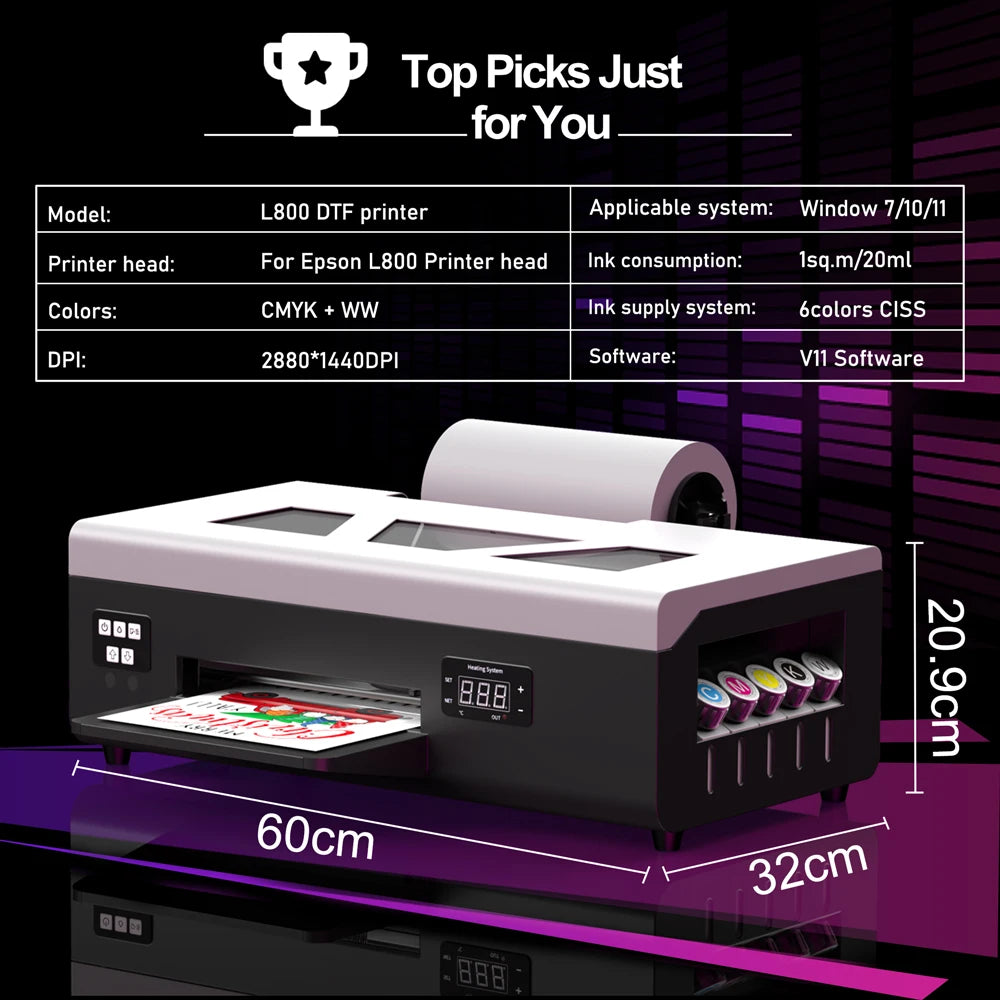 A4 DTF Printer for Epson L805