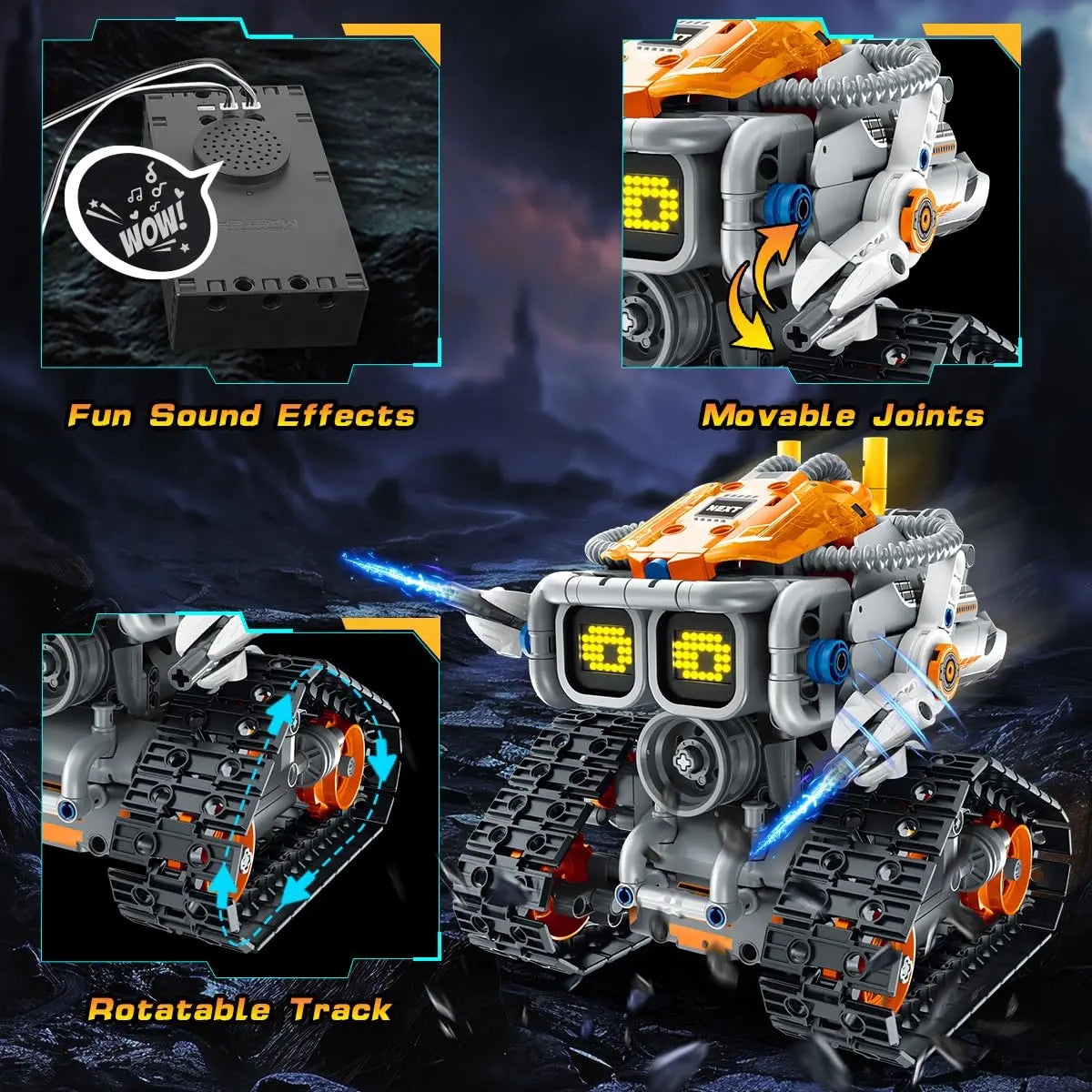 HOGOKIDS 3-in-1 Expression Robot Building Kit