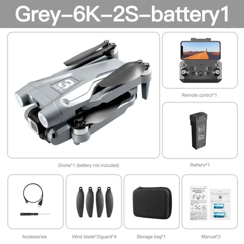 XIAOMI MIJIA Z908 Pro /MAX Drone 8K Professional Dual Camera GPS Avoidance Quadcopter Optical Flow Localization 3-side avoidance
