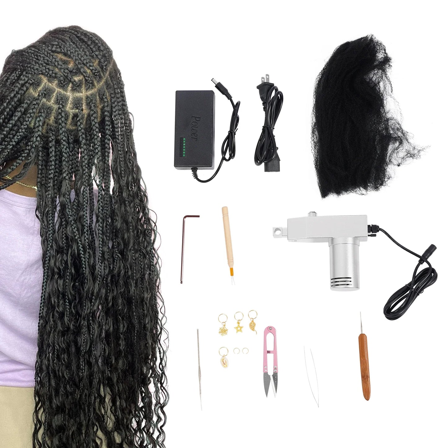 96W Automatic Dreadlocks Machine with 7 Speed Settings