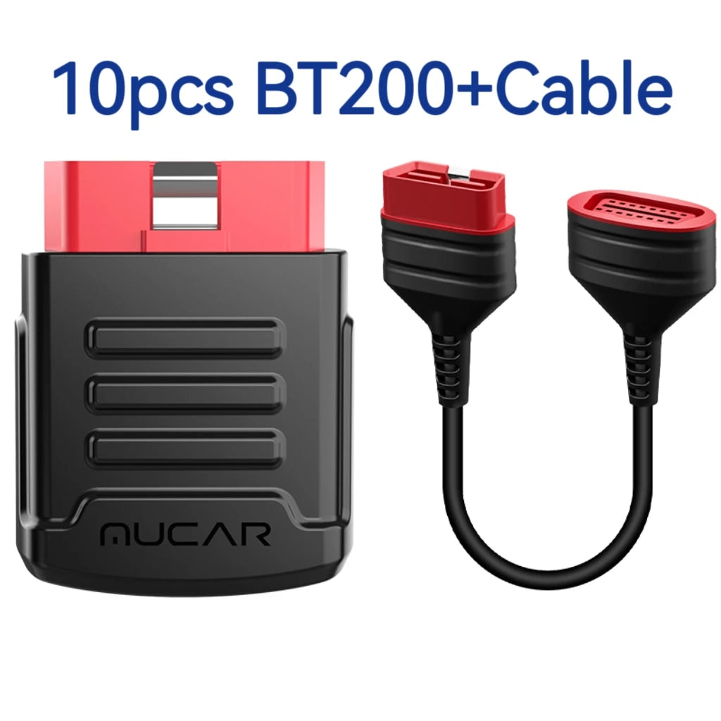 MUCAR BT200/BT200 Pro Bluetooth OBD2 Car Scanner with Full-System Scan & Up to 15 Resets