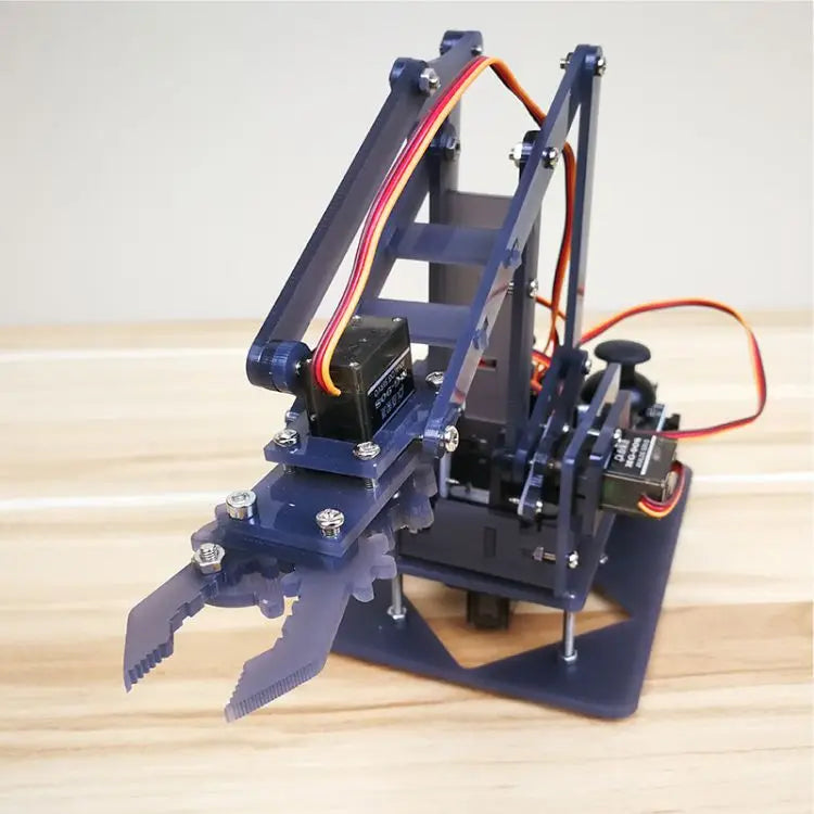 SG90 MG90S 4 Dof Unassembly Acrylic Mechanical Robot Manipulator Claw Kit