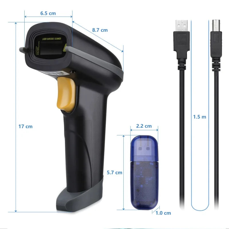 A50D-A 2D Series Bluetooth, Wireless and Wired Barcode Scanner