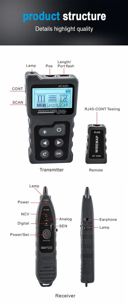 NF-8209 Network Cable Tracker