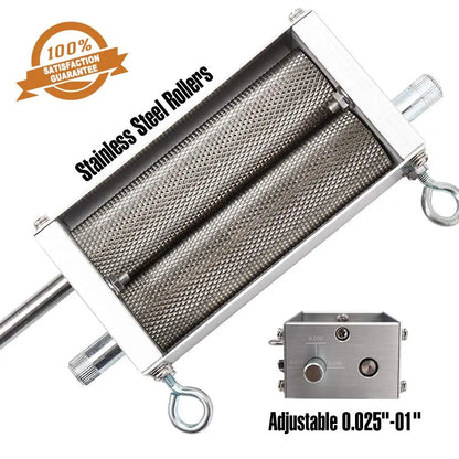 Stainless Steel 2-Roller Barley Mill