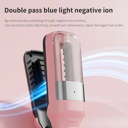 Rechargeable Electric Hair Clipper with Split-End Trimmer and Automatic Hair Care Function