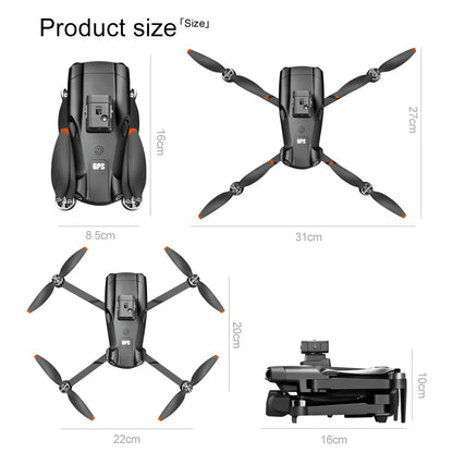 8k professional HD camera  WiFi/5G Brushless XIAOMI MIJIA V198 MAX GPS Drone Foldable Quadcopter