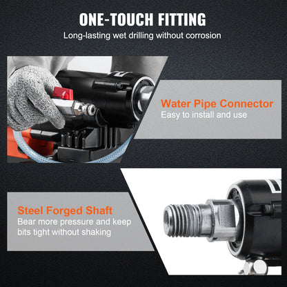 3200W 750RPM Wet/Dry Diamond Core Drill Machine