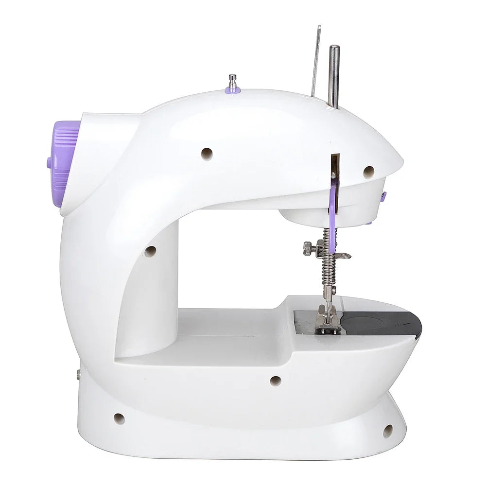 Portable Electric Household Sewing Machine with Light & Speed Control for Beginners and Home DIY Projects