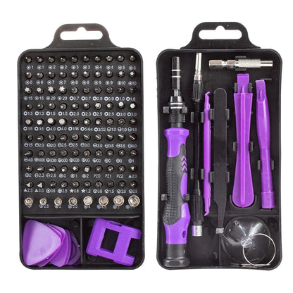 115-in-1 Precision Screwdriver & Electronics Repair Kit with Magnetic Bits, Extension Shaft, and Disassembly Tools