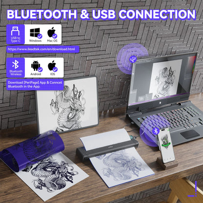 PeriPage P90 Wireless Tattoo Stencil Printer