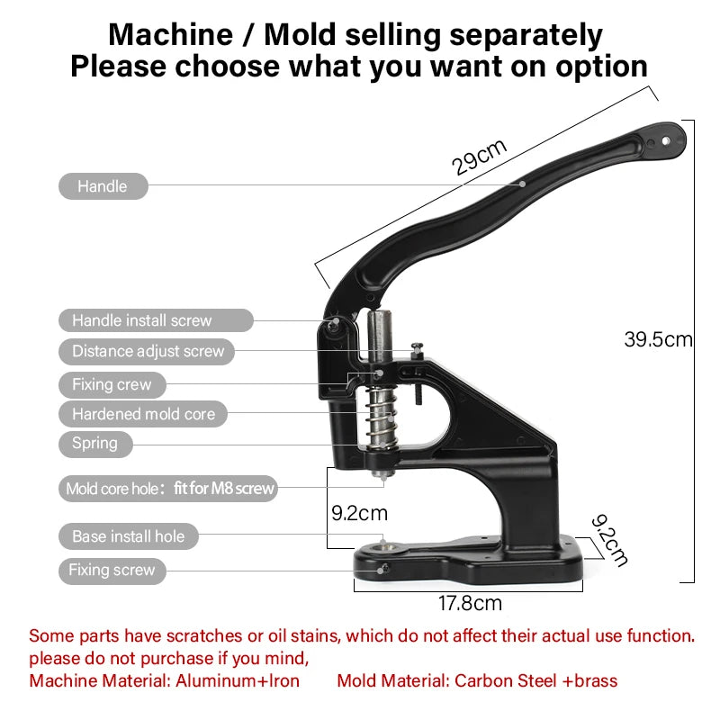 Silent Hand Press Button Installation Tool