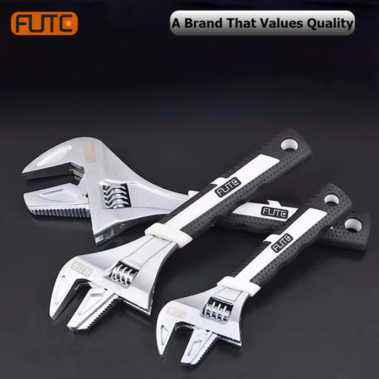 FUTE 6/8/10 Inch Adjustable Bathroom Wrench Set