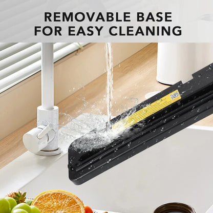 Electric Food Vacuum Sealer with Built-In Cutter & Touch Controls