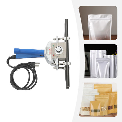 Portable 500W Handheld Heat Sealer with Adjustable Temperature and Double-Sided Heating