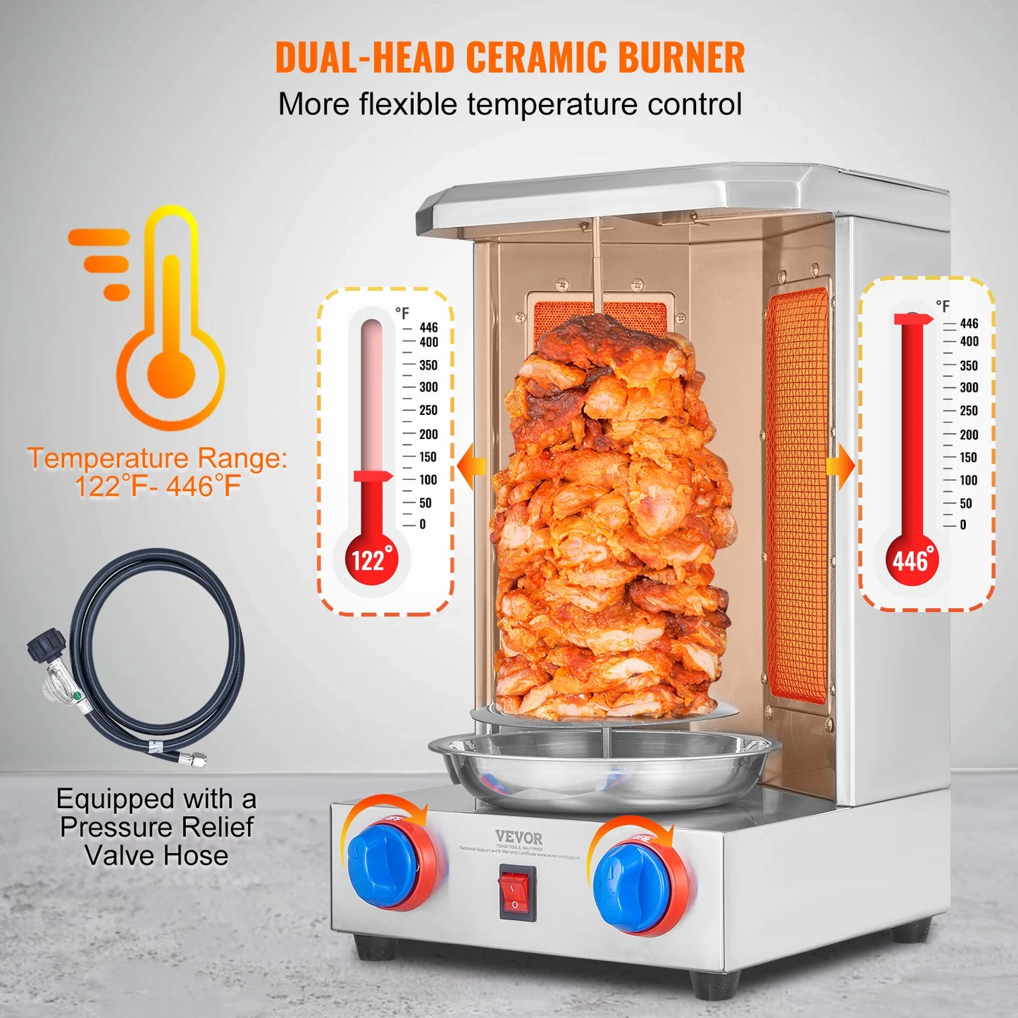 VEVOR Gas Shawarma Grill Machine