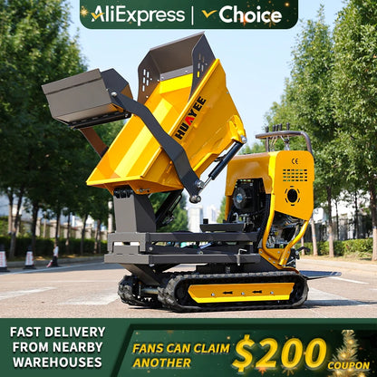  Mini Crawler Dumper 500kg 800kg Customized Fast Delivery High Quality  Mountain slope use Mini Dumper