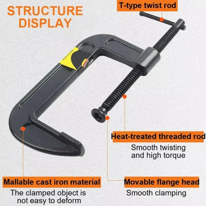 FUTE Heavy Duty G-Type Woodworking Clamp