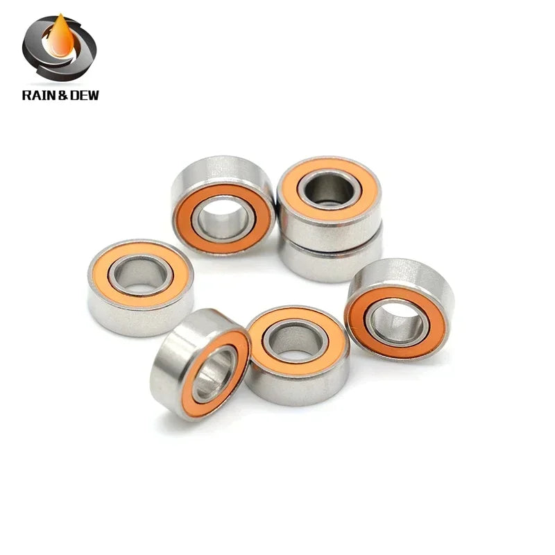 5PCS SMR115 2RS CB Hybrid Ceramic Bearings – 5x11x4mm ABEC-7 for High-Speed Reels & RC Racing