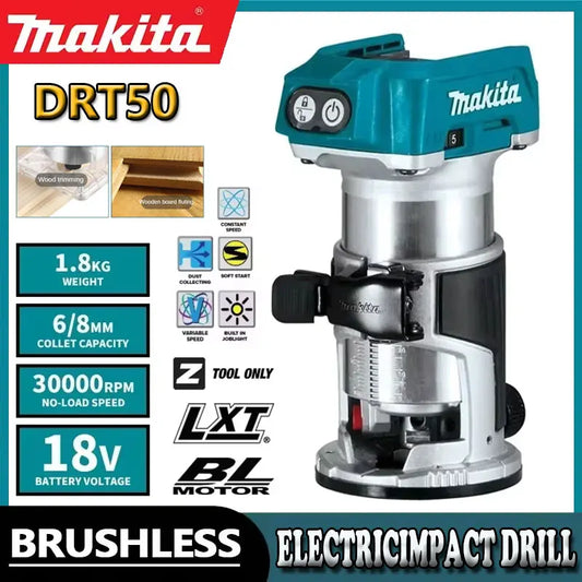 Rechargeable Makita DRT50 Cordless Brushless Trimmer