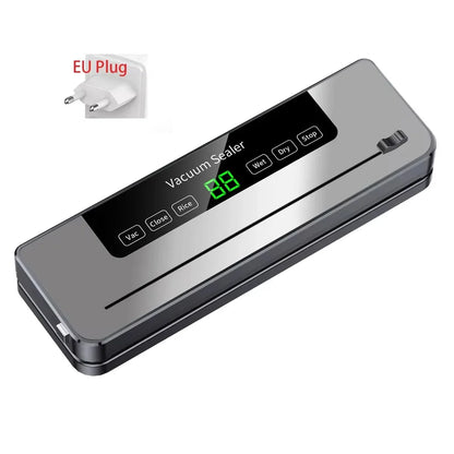 Electric Food Vacuum Sealer with Built-In Cutter & Touch Controls