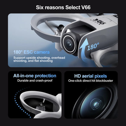 XIAOMI MIJIA V66 Mini Drone with 8K Wide-Angle Camera & 180° Flip for Epic Aerial Shots