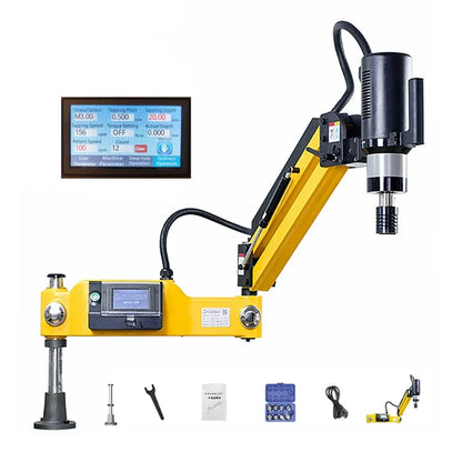 Smart Electric Tapping Arm (M3–M16) with Touch Control & Servo Motor Power