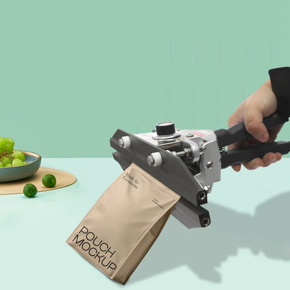 Portable 500W Handheld Heat Sealer with Adjustable Temperature and Double-Sided Heating