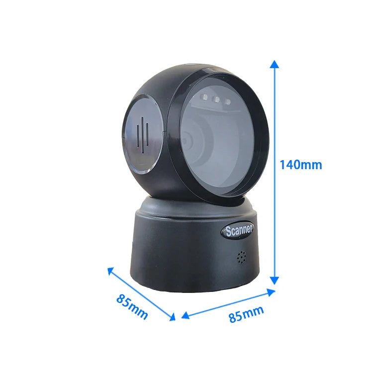 Omnidirectional 1D/2D QR Desktop Barcode Scanner