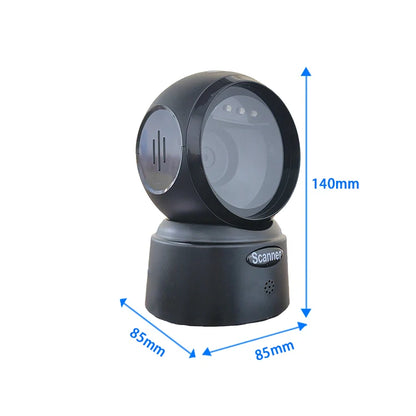 Omnidirectional 1D/2D QR Desktop Barcode Scanner