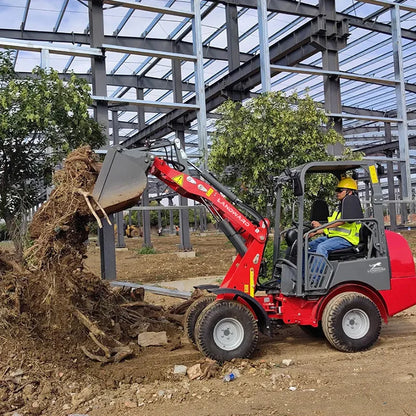 Macward High-Powered All-Terrain Loader Customized 4WD Wheel Loader with Kubota Engine