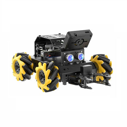 MiniAuto 4WD Programmable Mecanum Robot Car with AI Vision and Bluetooth Control