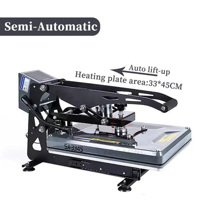 Semi-Automatic Heat Press Transfer & T-Shirt Hot Stamping Machine