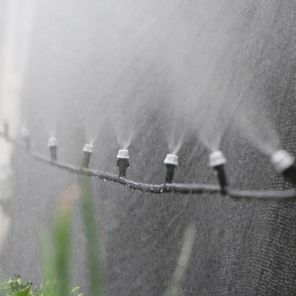 5–50M 45W Pump Self-Priming Irrigation System Garden Spray Cooling Kit.