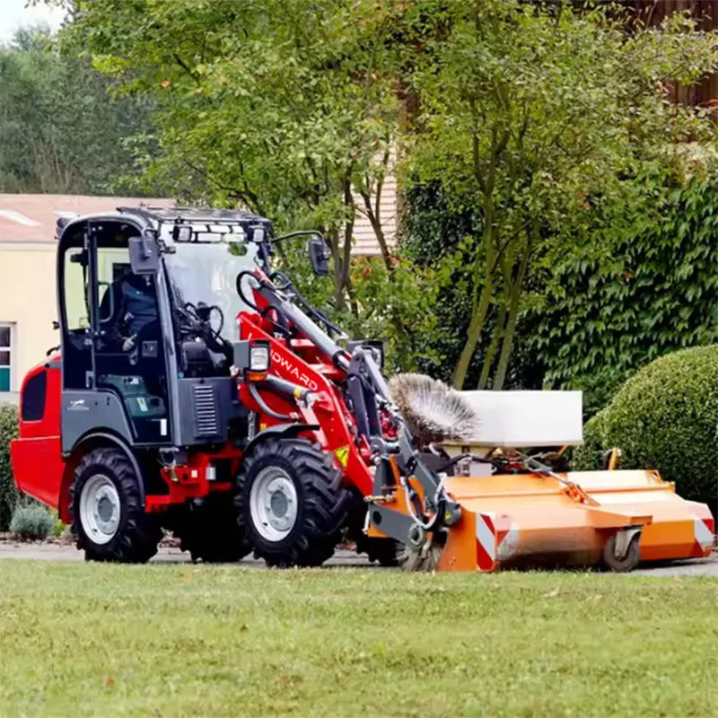 Macward High-Powered All-Terrain Loader Customized 4WD Wheel Loader with Kubota Engine