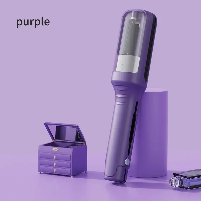 Rechargeable Electric Hair Clipper with Split-End Trimmer and Automatic Hair Care Function