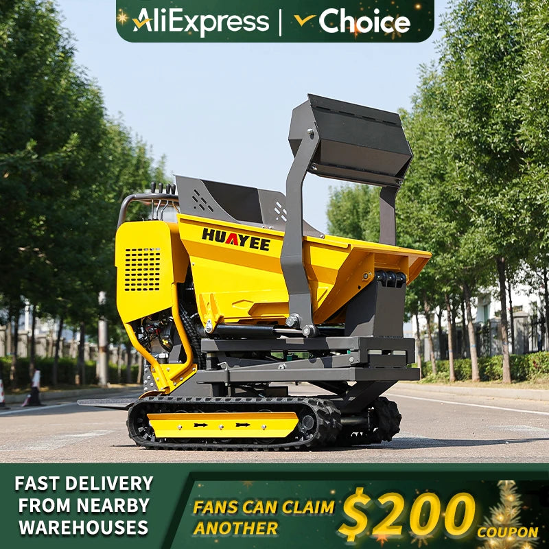  Mini Crawler Dumper 500kg 800kg Customized Fast Delivery High Quality  Mountain slope use Mini Dumper