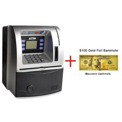 Super Real Estate Voice ATM Piggy Bank with Card, PIN, and Real Cash Deposit Feature