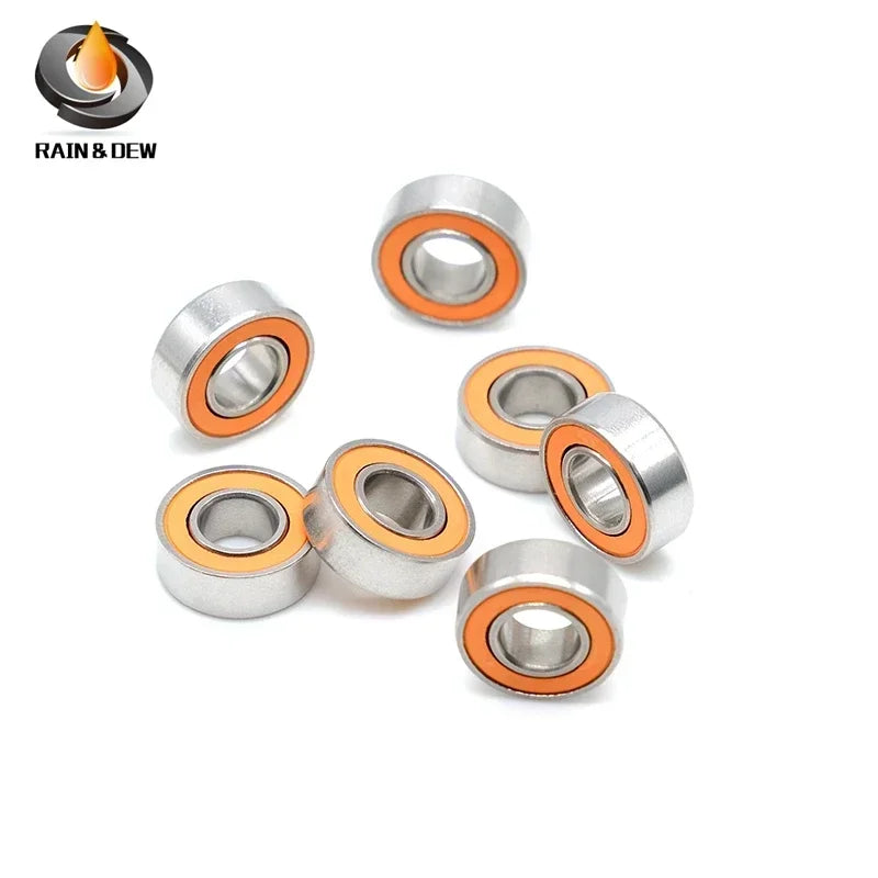 5PCS SMR115 2RS CB Hybrid Ceramic Bearings – 5x11x4mm ABEC-7 for High-Speed Reels & RC Racing