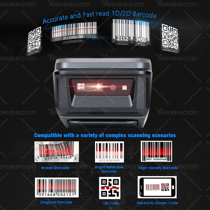 Google Android 10 Handheld POS Terminal with Built-In Printer and Barcode Scanner