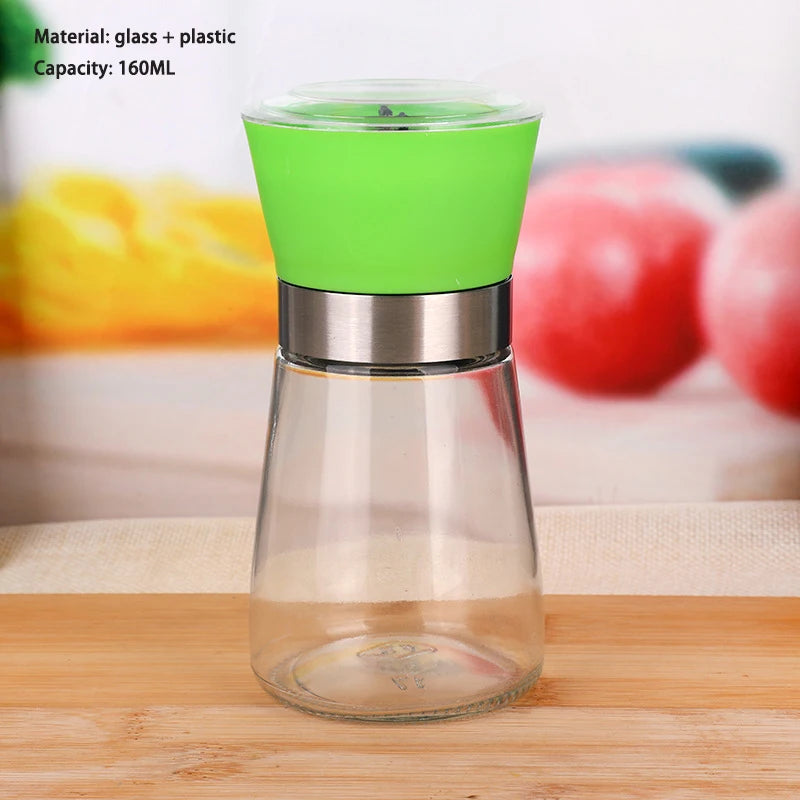 Premium Stainless Steel Salt and Pepper Grinder Set with Adjustable Ceramic Rotor
