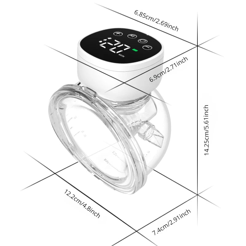 Wearable, Hands-Free & Fully Automatic Breast Pump