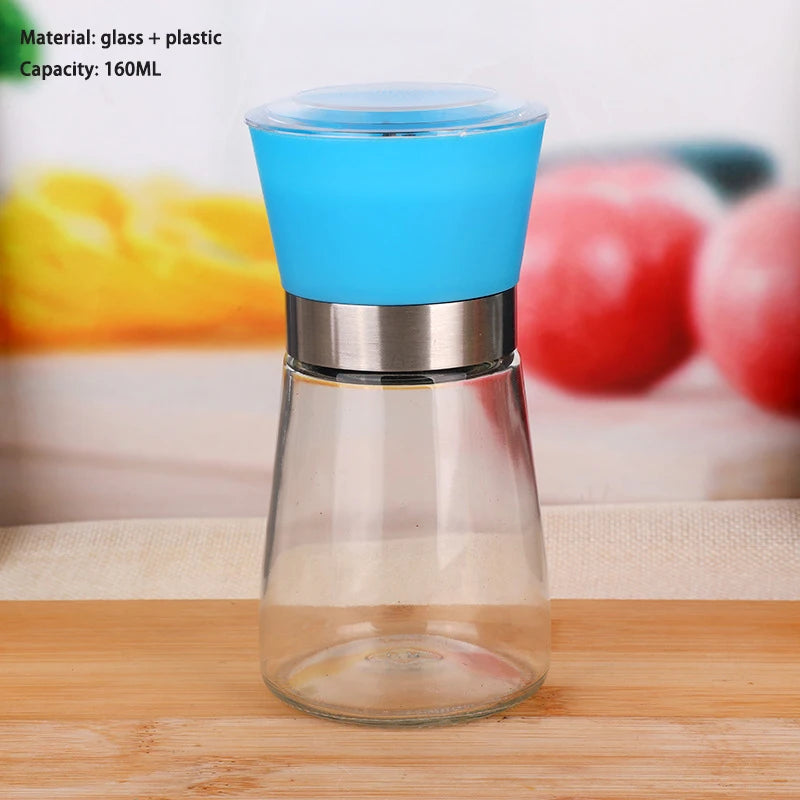 Premium Stainless Steel Salt and Pepper Grinder Set with Adjustable Ceramic Rotor
