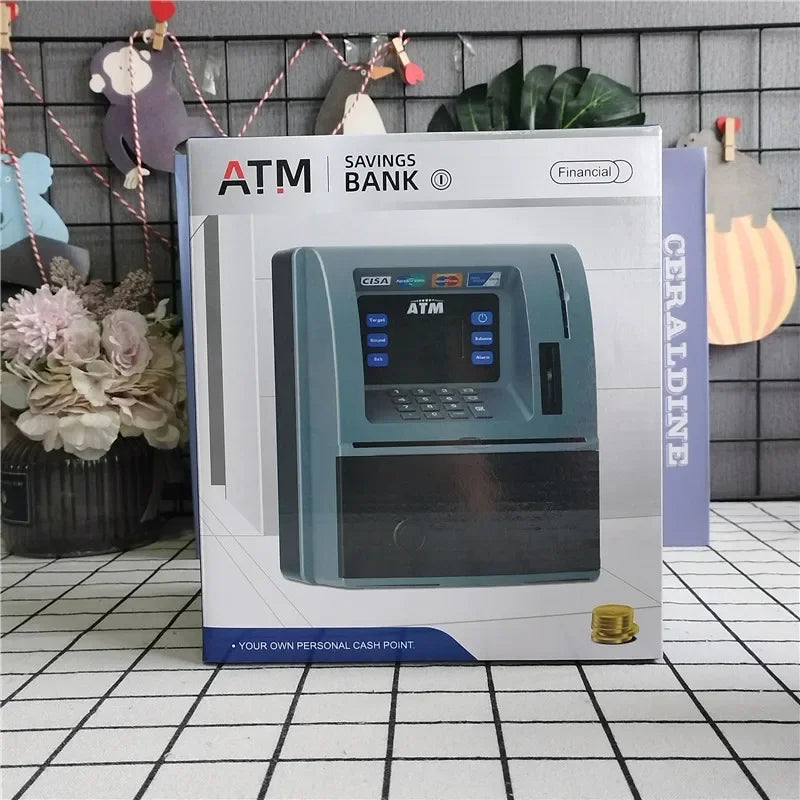 Super Real Estate Voice ATM Piggy Bank with Card, PIN, and Real Cash Deposit Feature