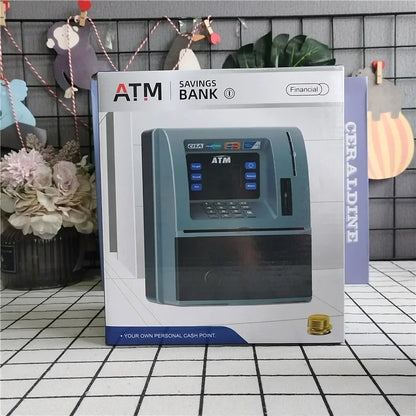 Super Real Estate Voice ATM Piggy Bank with Card, PIN, and Real Cash Deposit Feature