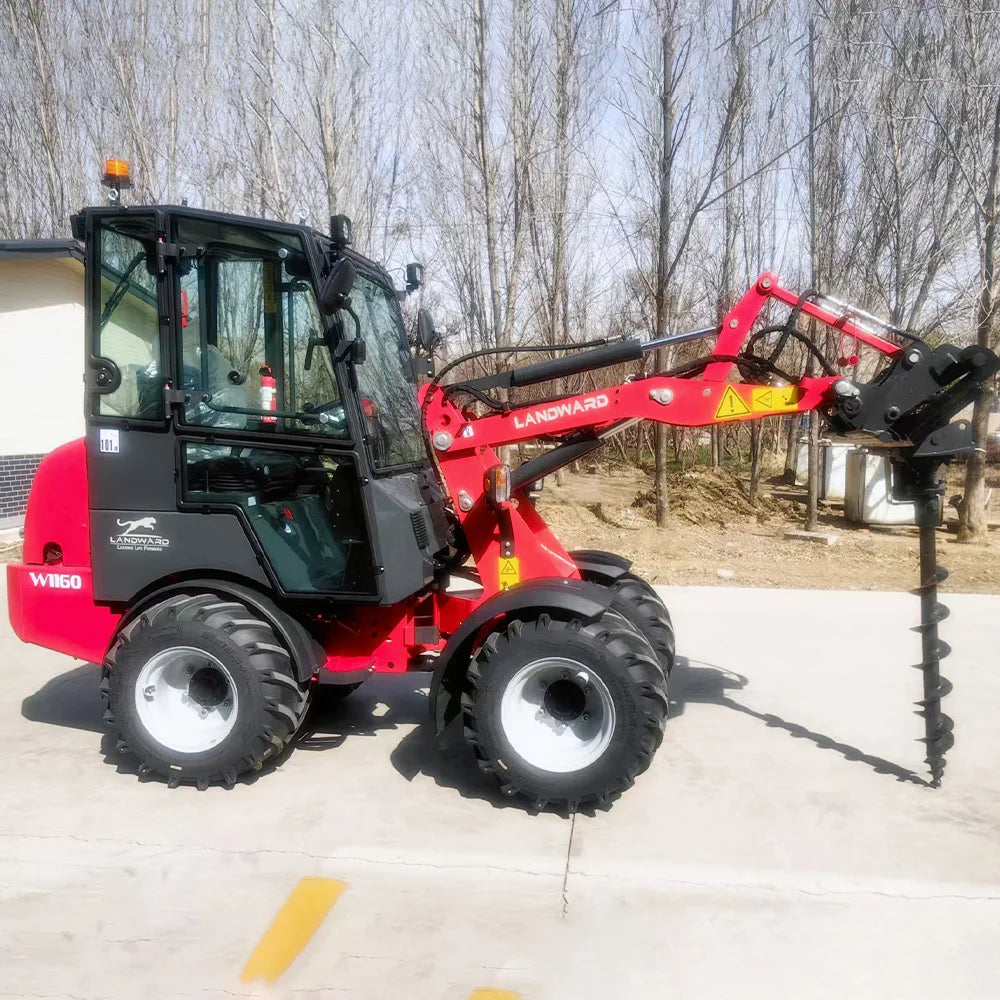 Macward High-Powered All-Terrain Loader Customized 4WD Wheel Loader with Kubota Engine